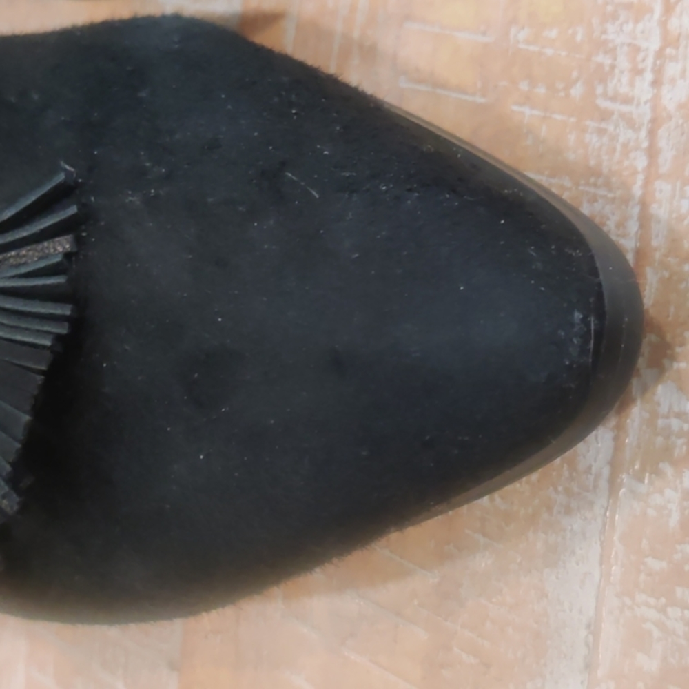 Raye Black Pointed Toe Slides - image 7